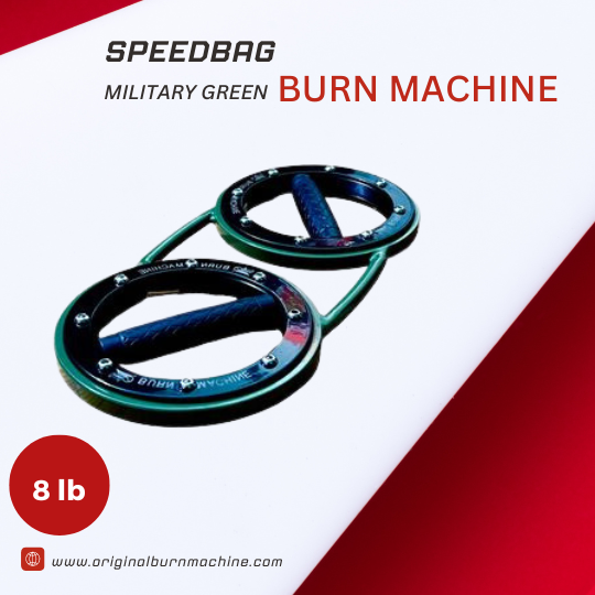 Limited Edition 8lb Military Green Burn Machine Speedbag Limited Edition 8lb Military Green Burn Machine Speedbag